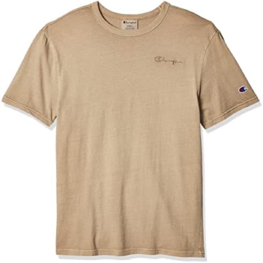 Champion Men’s Tan Cotton Lightweight Logo Tee